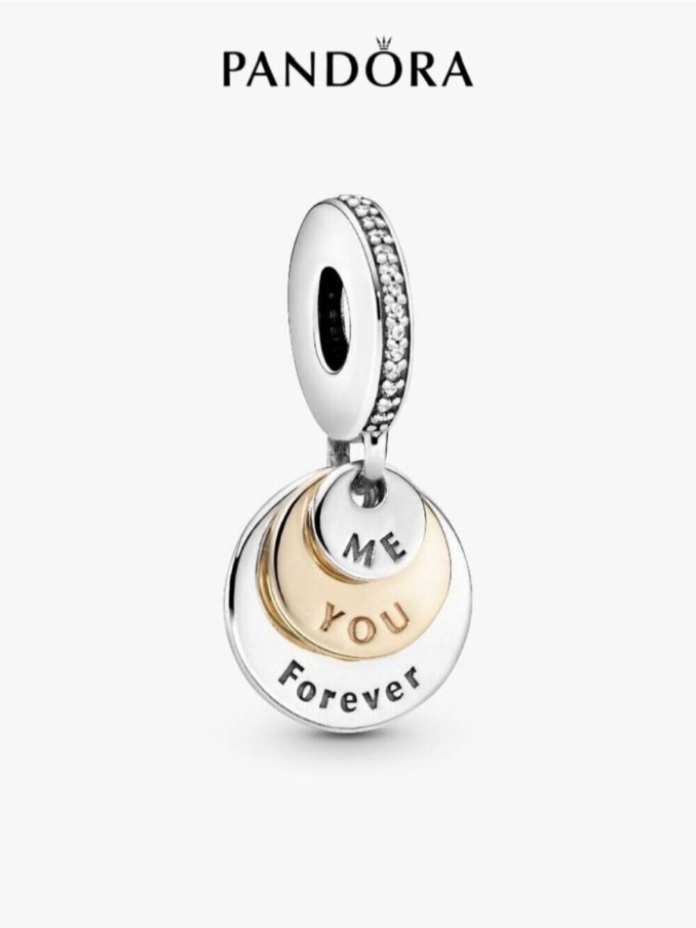 Pandora Me & You Forever Dangle Charm